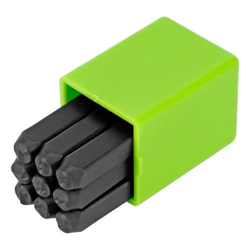 Клейма штамповочные, ударные, цифровые, 5 мм Сибртех Клейма штамповочные, ударные, цифровые, 5 мм Сибртех