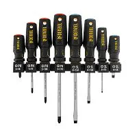 Набор отверток на полке, 8 шт., PH+SL, S2, 3к рукоятка Denzel