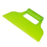 Шпатель для клея, пластмассовый, зубчатый 2 х 2 мм Сибртех