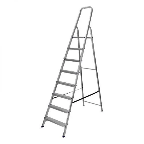 Стремянка, 8 ступеней, алюминиевая, Сибртех Стремянка, 8 ступеней, алюминиевая, Сибртех
