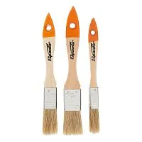 Набор кистей, 3 шт, плоские 1/2", 3/4", 1" Sparta