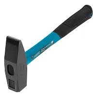 Молоток слесарный, 1000 г, квадратный боек, фибергласовая обрезиненная рукоятка Gross Молоток слесарный, 1000 г, квадратный боек, фибергласовая обрезиненная рукоятка Gross