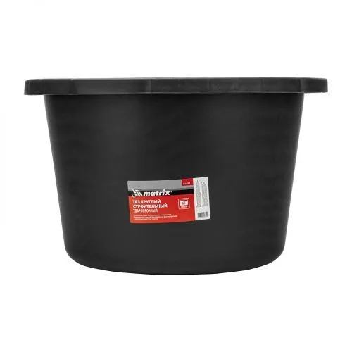 Таз круглый строительный усиленный, 65 л Matrix фото 2 Таз круглый строительный усиленный, 65 л Matrix фото 2