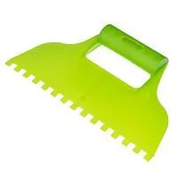 Шпатель для клея, пластмассовый, зубчатый 8 х 8 мм Сибртех