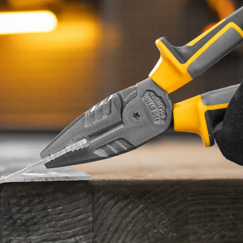 Плоскогубцы комбинированные 205 мм, трехкомпонентные рукоятки Denzel фото 5 Плоскогубцы комбинированные 205 мм, трехкомпонентные рукоятки Denzel фото 5