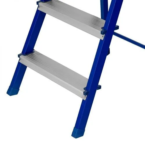 Стремянка, 5 ступеней, стальной профиль, алюминиевые ступени Сибртех фото 10 Стремянка, 5 ступеней, стальной профиль, алюминиевые ступени Сибртех фото 10