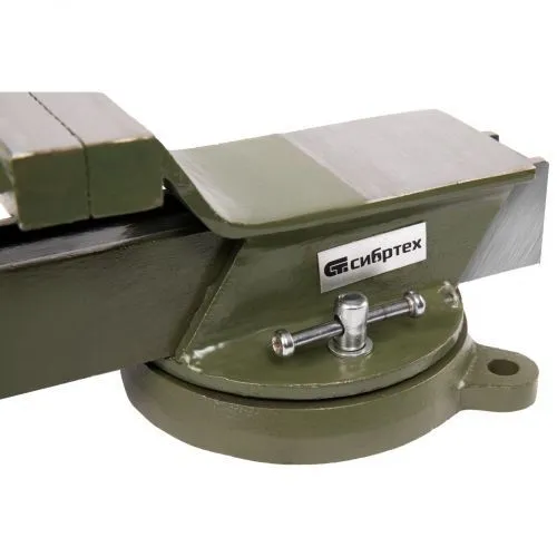 Тиски слесарные, 100 мм, стальные, поворотные Сибртех фото 5 Тиски слесарные, 100 мм, стальные, поворотные Сибртех фото 5