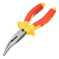 Длинногубцы изогнутые Insulated, 160 мм, двухкомпонентные рукоятки Matrix Professional