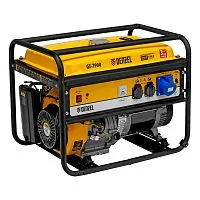 Генератор бензиновый GE 7900, 6.5 кВт, 220 В/50 Гц, 25 л, ручной пуск Denzel