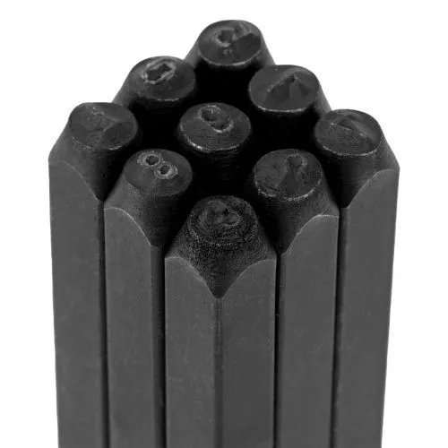 Клейма штамповочные, ударные, цифровые, 3 мм Сибртех фото 4