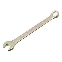 Ключ комбинированный, 9 мм, желтый цинк Сибртех Ключ комбинированный, 9 мм, желтый цинк Сибртех