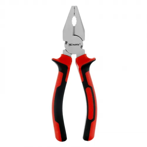 Плоскогубцы Nickel, 160 мм, никелированные, двухкомпонентные рукоятки Matrix фото 4 Плоскогубцы Nickel, 160 мм, никелированные, двухкомпонентные рукоятки Matrix фото 4