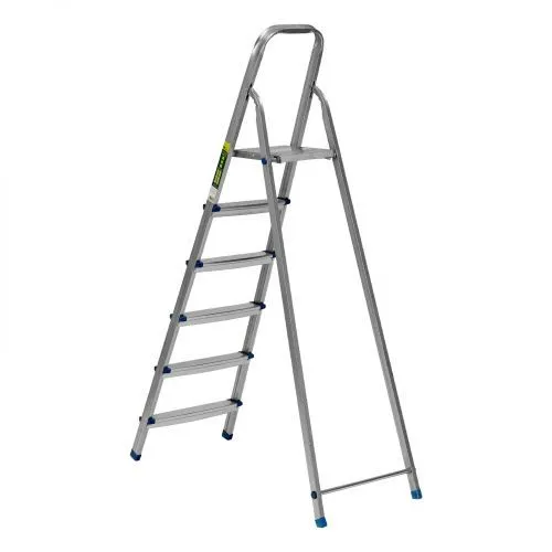 Стремянка, 6 ступеней, стальная, оцинкованная Сибртех фото 3 Стремянка, 6 ступеней, стальная, оцинкованная Сибртех фото 3