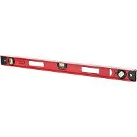 Уровень алюминиевый "Рельс", 1200 мм, 3 глазка, усиленный Matrix