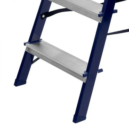 Стремянка двусторонняя 4 ступени, стальная, Сибртех фото 2 Стремянка двусторонняя 4 ступени, стальная, Сибртех фото 2