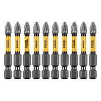 Бита IMPACT, PZ2x50 мм, лазерная обработка шлица, сталь S2, 10 шт., Е 6,3 Denzel