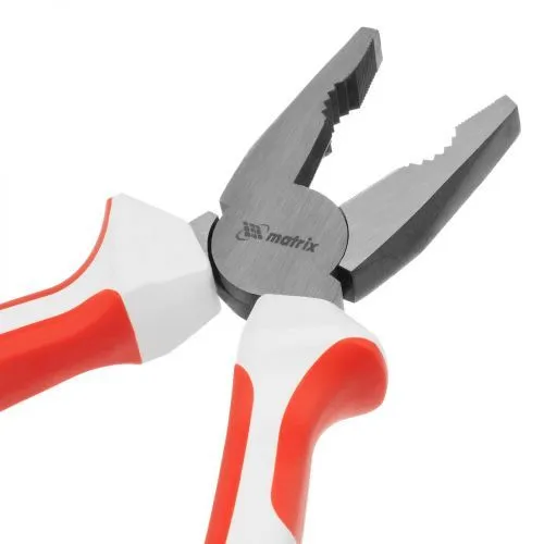 Плоскогубцы Premium, 200 мм, трехкомпонентные рукоятки Matrix фото 4 Плоскогубцы Premium, 200 мм, трехкомпонентные рукоятки Matrix фото 4
