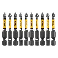 Бита IMPACT, PH1x50 мм, лазерная обработка шлица, сталь S2, 10 шт., Е 6,3 Denzel