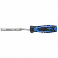 Долото-стамеска, плоская, 14 мм, двухкомпонентная рукоятка, металлический затыльник Барс