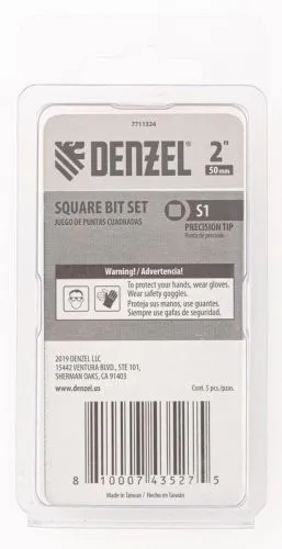 Бита S1x50, 5 шт. Denzel фото 2