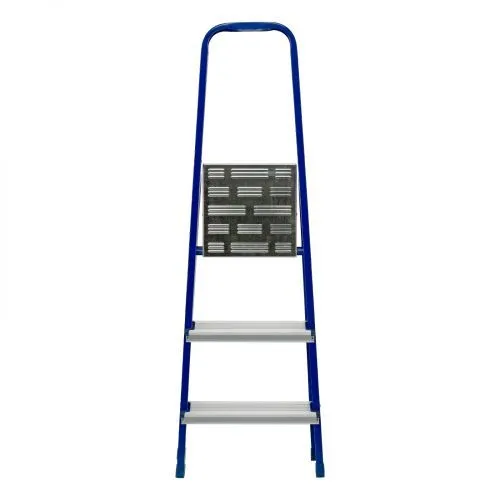 Стремянка, 3 ступени, стальной профиль, алюминиевые ступени Сибртех фото 7 Стремянка, 3 ступени, стальной профиль, алюминиевые ступени Сибртех фото 7