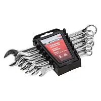 Набор ключей комбинированных, 8-17 мм, 6 шт, CrV, полированный хром Matrix Набор ключей комбинированных, 8-17 мм, 6 шт, CrV, полированный хром Matrix