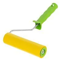 Валик прижимной резиновый с ручкой, 180 мм, D ручки 6 мм Сибртех