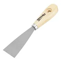 Шпательная лопатка из углеродистой стали, 40 мм, деревянная ручка Sparta