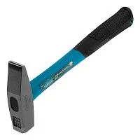 Молоток слесарный, 500 г, квадратный боек, фибергласовая обрезиненная рукоятка Gross Молоток слесарный, 500 г, квадратный боек, фибергласовая обрезиненная рукоятка Gross