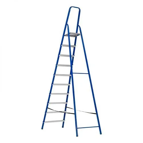 Стремянка, 10 ступеней, стальной профиль, алюминиевые ступени Сибртех фото 10 Стремянка, 10 ступеней, стальной профиль, алюминиевые ступени Сибртех фото 10