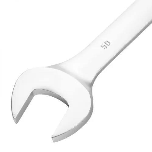 Ключ комбинированный 50мм, никелированный Сибртех фото 5 Ключ комбинированный 50мм, никелированный Сибртех фото 5