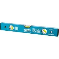 Уровень алюминиевый усиленный, 1500 мм, 3 глазка Gross