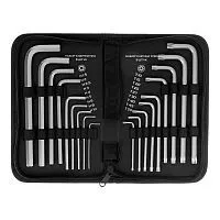 Набор ключей имбусовых HEX-Torx , 18 шт: HEX 1.5-10 мм, T10-T50, CrV, удлиненных, с сатиновым покрытием Matrix