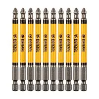 Бита PH2х90, сталь S2, цилиндр., 10 шт. Е 6,3 Denzel