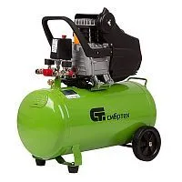 Компрессор воздушный КК-1500/50, 1.5 кВт, 198 л/мин, 50 л, прямой привод, масляный Сибртех