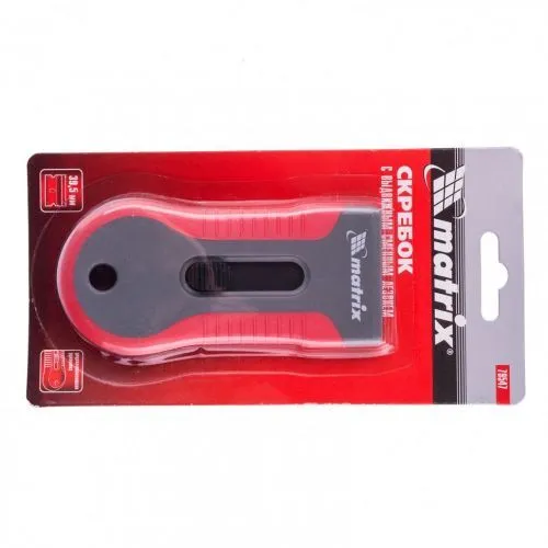 Скребок с двухкомпонентной рукояткой, выдвижное сменное лезвие Matrix фото 2 Скребок с двухкомпонентной рукояткой, выдвижное сменное лезвие Matrix фото 2