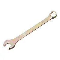 Ключ комбинированный, 15 мм, желтый цинк Сибртех Ключ комбинированный, 15 мм, желтый цинк Сибртех
