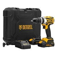 Дрель-шуруповерт аккумуляторная ударная бесщет CIDB-18-02, Li-Ion, 18 В Denzel