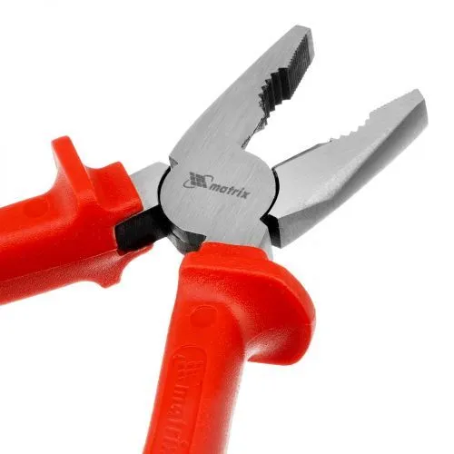 Плоскогубцы Econom, 160 мм, шлифованные, пластмассовые рукоятки Matrix фото 6 Плоскогубцы Econom, 160 мм, шлифованные, пластмассовые рукоятки Matrix фото 6