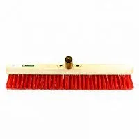 Щетка строительная 400 мм, 5 рядов, жесткая щетина, железная тулейка, без черенка Сибртех