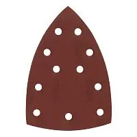 Треугольник абразивный на ворc. подложке под "липучку", перф., P 600, 150х150х100 мм, 5 шт. Denzel