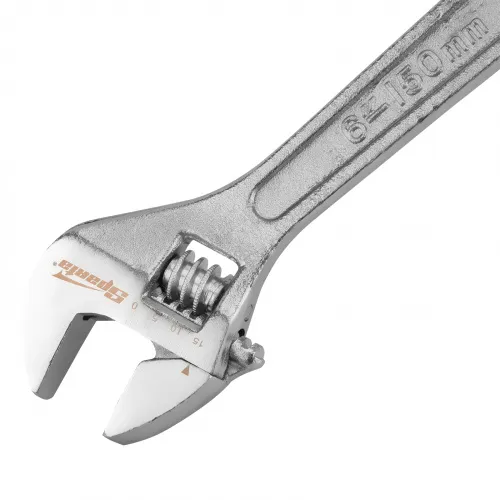 Ключ разводной, 150 мм, хромированный Sparta фото 6 Ключ разводной, 150 мм, хромированный Sparta фото 6