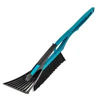 Щетка-сметка для снега со скребком 530 мм, бирюзовая Sparta Щетка-сметка для снега со скребком 530 мм, бирюзовая Sparta
