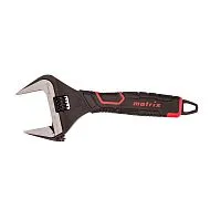 Ключ разводной, тонкие губки, фосфатированный, двухкомпонентная рукоятка, 250 мм, PRO Matrix Ключ разводной, тонкие губки, фосфатированный, двухкомпонентная рукоятка, 250 мм, PRO Matrix