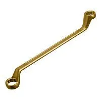 Ключ накидной, 19 х 22 мм, желтый цинк Сибртех