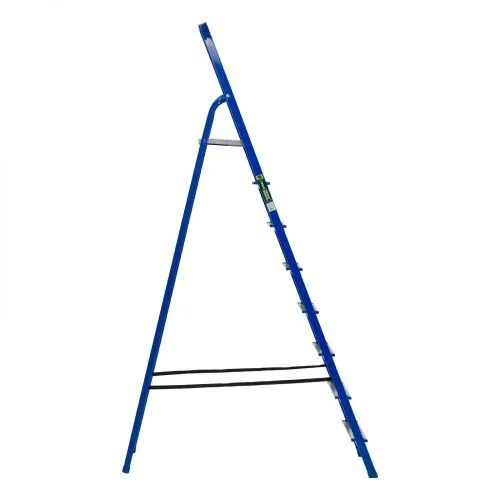 Стремянка, 8 ступеней, стальной профиль, алюминиевые ступени Сибртех фото 8 Стремянка, 8 ступеней, стальной профиль, алюминиевые ступени Сибртех фото 8