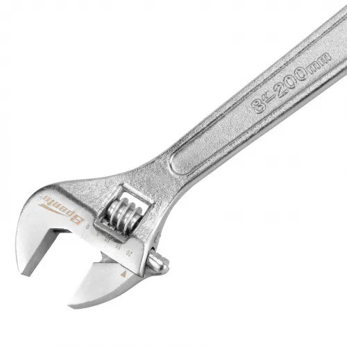 Ключ разводной, 200 мм, хромированный Sparta фото 5 Ключ разводной, 200 мм, хромированный Sparta фото 5