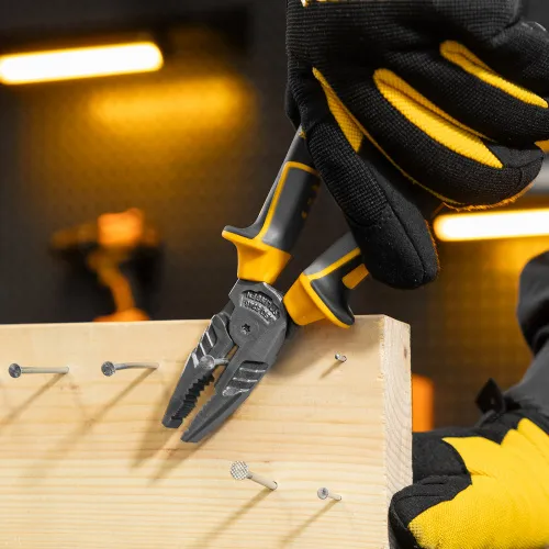 Плоскогубцы комбинированные 205 мм, трехкомпонентные рукоятки Denzel фото 3 Плоскогубцы комбинированные 205 мм, трехкомпонентные рукоятки Denzel фото 3