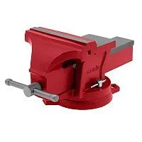 Тиски слесарные, 200 мм, поворотные, с наковальней Matrix Тиски слесарные, 200 мм, поворотные, с наковальней Matrix