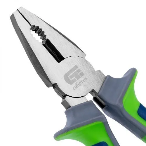 Плоскогубцы комбинированные, 200 мм, фосфатирование, трехкомпонентные рукоятки Сибртех фото 8 Плоскогубцы комбинированные, 200 мм, фосфатирование, трехкомпонентные рукоятки Сибртех фото 8